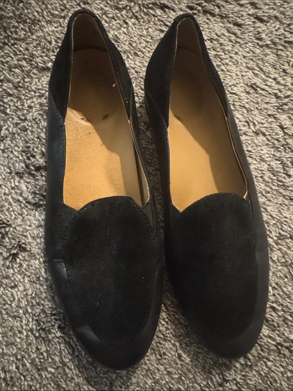 Dansko Black Suede Slip-On Loafers